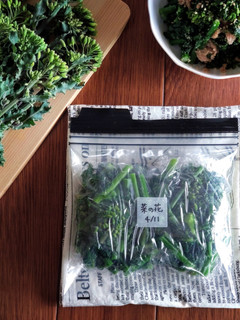 美味しさ長持ち☆菜の花の冷凍保存。-レシピのメイン写真