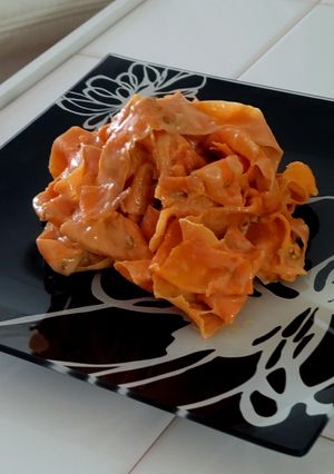 レンジdeヒラヒラ人参さっぱり練り胡麻和-レシピのメイン写真