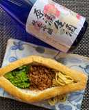 栃尾揚げ3種詰め焼き　新酒のつまみ