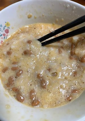 卵納豆ご飯！-レシピのメイン写真