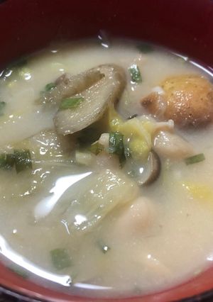 焼き新ジャガのお味噌汁-レシピのメイン写真