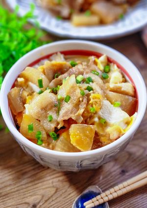 大根で2品完成！とろたま大根豚丼&豚バラ大根-レシピのメイン写真