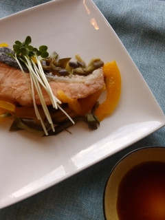 鮭の唐揚げ甘酢ソース(透析食)-レシピのメイン写真