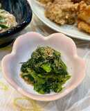 小鉢の定番✴︎ほうれん草の胡麻和え