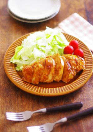 電子レンジでチョー楽！鶏むねチャーシュー-レシピのメイン写真