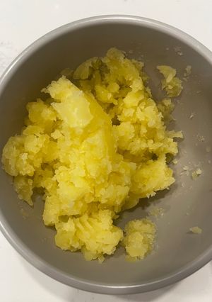 お肉料理の付け合わせのマッシュポテト-レシピのメイン写真