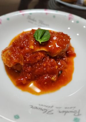 鶏モモ肉のトマトソース煮-レシピのメイン写真
