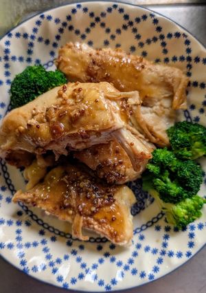 簡単★鶏肉のハニーマスタード焼き-レシピのメイン写真