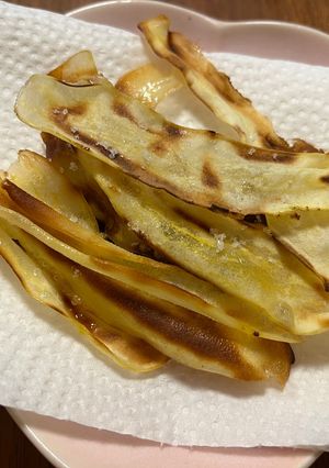 さつまいもの薄切り塩チップス-レシピのメイン写真