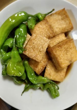 厚揚げとししとうのめんつゆ炒め-レシピのメイン写真