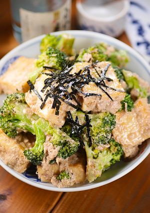 厚揚げとブロッコリーの♪濃厚ごまツナマヨ-レシピのメイン写真