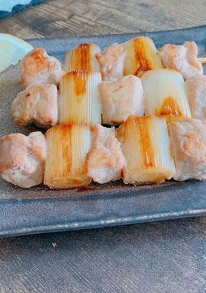 フライパンで作る「ささみ焼き鳥 ねぎま」-レシピのメイン写真