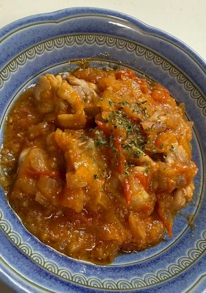 トマト嫌いでも食べやすい！鶏のトマト煮-レシピのメイン写真