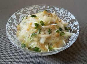 ◆夏副菜◆長芋となめ茸のわさび和え◆-レシピのメイン写真