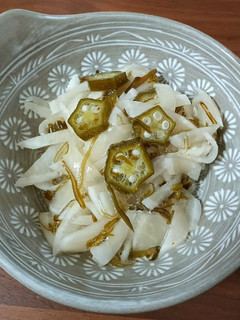 千枚漬けのめかぶ和え-レシピのメイン写真