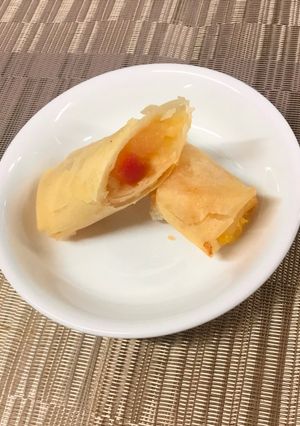 【保育園おやつ】アップルパイ風春巻き-レシピのメイン写真