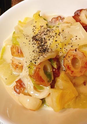 ちくわと白菜のクリーム煮-レシピのメイン写真