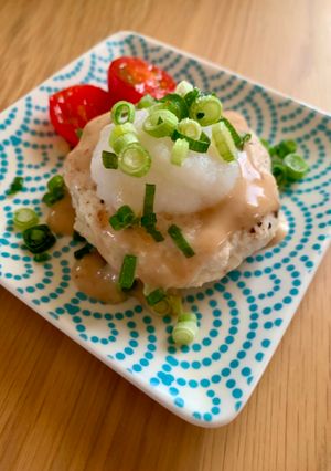 鶏ひき肉と豆腐のヘルシーハンバーグ-レシピのメイン写真