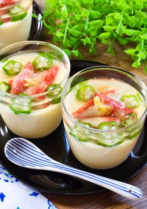 ぷるとろん!夏のおもてなし☆冷やし茶碗蒸し-レシピのメイン写真
