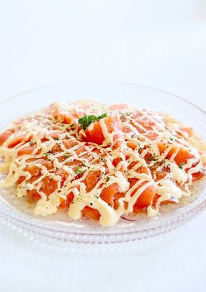 大人気な【サーモンのカルパッチョ】-レシピのメイン写真