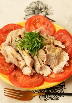 お肉が美味しい！さっぱり豚しゃぶトマト-レシピのメイン写真