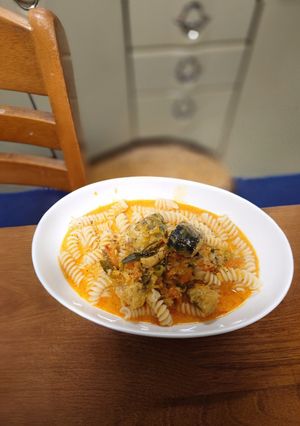 🔥スリランカカレー絡みパスタ-レシピのメイン写真