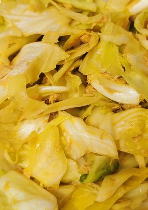 レンジで簡単!キャベツツナカレー和え-レシピのメイン写真