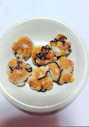 お弁当に☆はんぺんと塩昆布コーン焼き-レシピのメイン写真