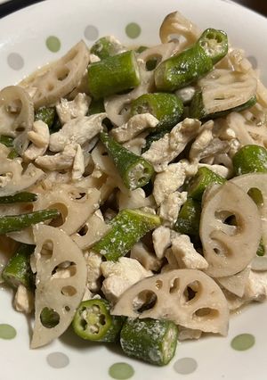 オクラと蓮根の副菜-レシピのメイン写真
