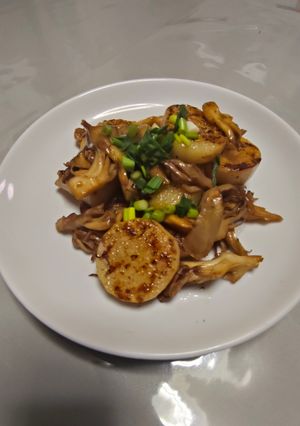 舞茸と長芋のバター醤油炒め-レシピのメイン写真