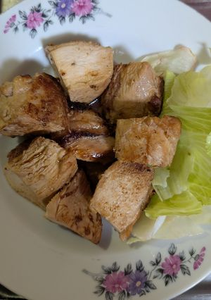 簡単★漬け鶏肉の酒蒸し焼き-レシピのメイン写真
