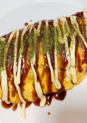 チーズ入りとん平焼き-レシピのメイン写真