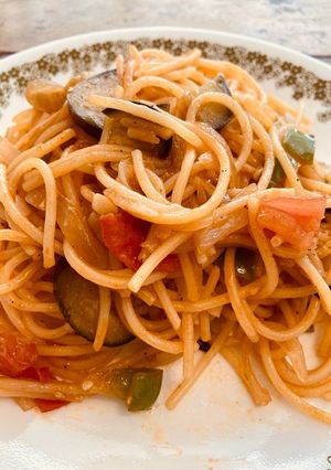 シニアの人も美味しく夏野菜のスパゲッティ-レシピのメイン写真