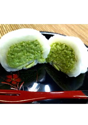 おやつに!塩枝豆ずんだ大福★動画あり★-レシピのメイン写真