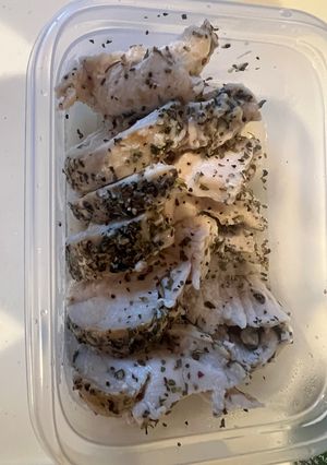 バジルサラダチキン-レシピのメイン写真