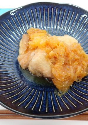 【給食】鶏肉の甘夏ソース-レシピのメイン写真