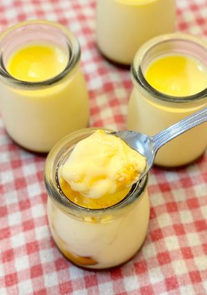 生クリームなし♪すなしぷるぷるプリン-レシピのメイン写真