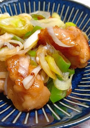 とり肉のねぎポン酢炒め-レシピのメイン写真