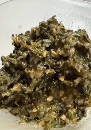 紫蘇の実の味噌炒め(ご飯のお供に)-レシピのメイン写真