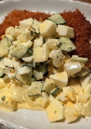 即席酢漬け玉ねぎのタルタルソース-レシピのメイン写真