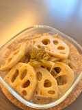 れんこんのレーズンシナモン煮