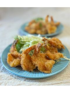 薄皮!時短!背開き海老フライ-レシピのメイン写真