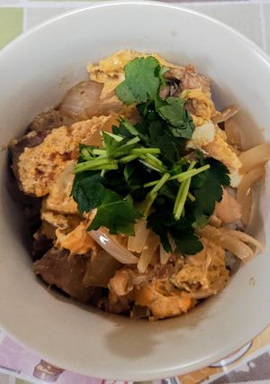 炙り焼き鶏!親子丼-レシピのメイン写真