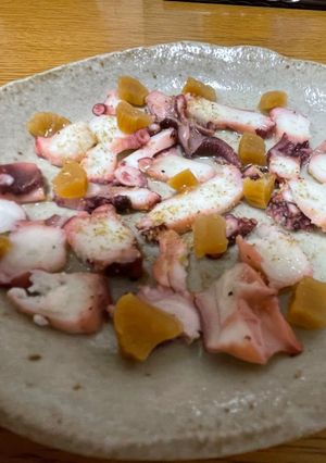 結論美味い！タコのカルパッチョの失敗作-レシピのメイン写真