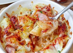 ☆簡単☆ポテトとウインナーのチーズ焼き-レシピのメイン写真