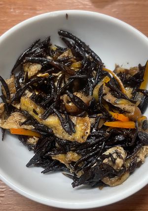 本格こだわりひじきの煮物-レシピのメイン写真