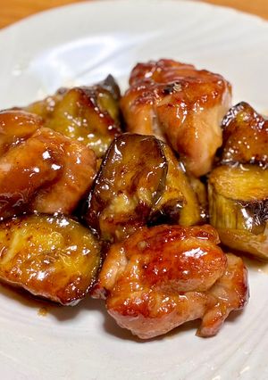 簡単！うまい！鶏肉となすの甘辛照り焼き-レシピのメイン写真