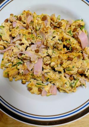 納豆のスクランブルエッグ-レシピのメイン写真