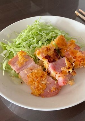 今夜の夕飯に揚げないベーコンカツ-レシピのメイン写真