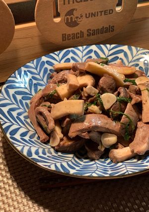 豚ハツコンフィ(ディル、エリンギ入)✨-レシピのメイン写真
